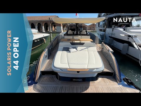 Solaris Power 44 open - walkaround yacht POV tour esterni e cabine