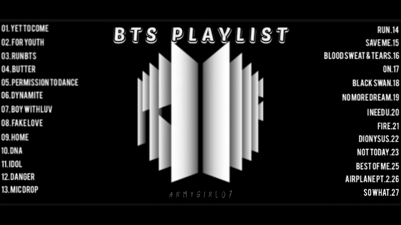 B T S PLAYLIST 2022 UPDATED