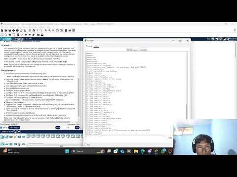 10.4.3 Lab - Build a Switch and Router Network