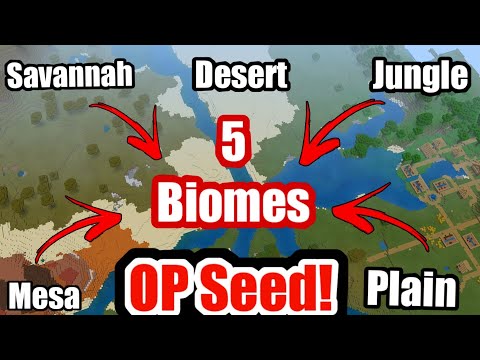5 Biomes At Spawn | Best Minecraft Seed For Survival | #shorts #minecraft