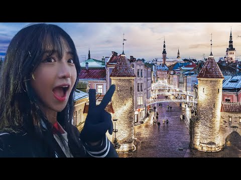 エストニアの驚くべき中世の街 🏰 (Incredible Medieval City in Estonia 🏰)