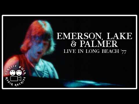 Emerson, Lake, & Palmer - Live in Long Beach, CA (August 12th 1977) - Super 8 Films (2 Source Merge)