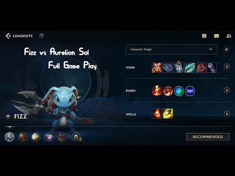 Wild Rift SEA Beta -  Fizz vs Aurelion Sol [Full Game]