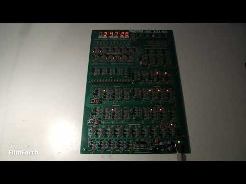 Transistor logic clock MkIII ▶