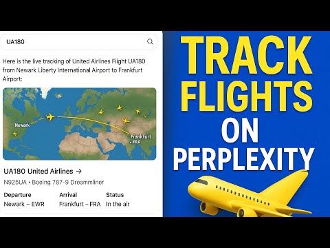 Commercial Flights Can Now Be Tracked on Perplexity AI! 