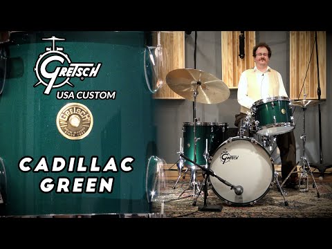 Gretsch New USA Custom Drum Set - Caddy Green