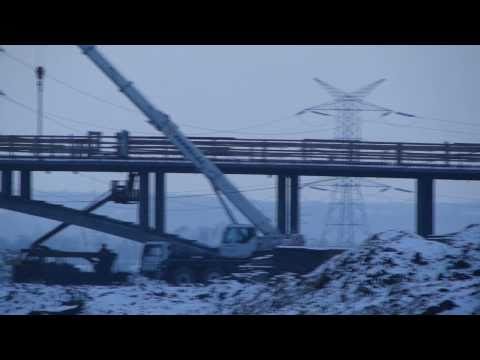 Budowa Autostrady A1-  Wieszowa  styczeń 2011r.