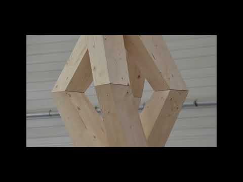 Modernste Holzvorfertigungstechnik zu Ehren von Konrad Wachsmann | Biennale Venedig 2018