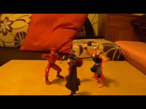 Captain America-4-Captain America vs Magneto Stop Motion