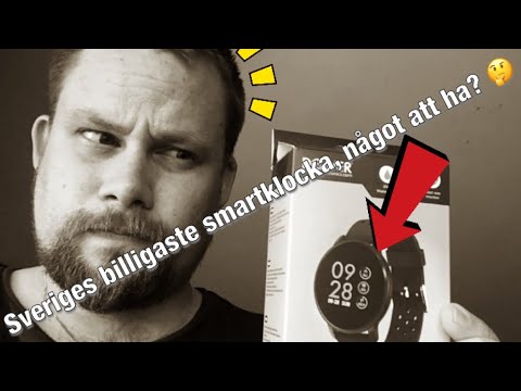 Denver SW-170 Black Smartklocka Unboxing - Svenska