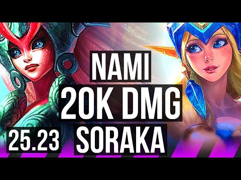 NAMI & Smolder vs SORAKA & Zeri (SUP) | 4/2/33, 20k DMG | EUW Master | 25.23
