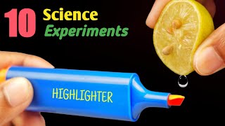 10 Amazing Science Tricks You Can Do at Home | Fun & Easy Experiments for Kids | GM Experiments