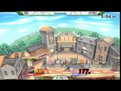 NEC 16: SS | Mr E (Sheik) vs C3PO (Diddy) SSB4 Top 16 - Smash Wii U - Smash 4