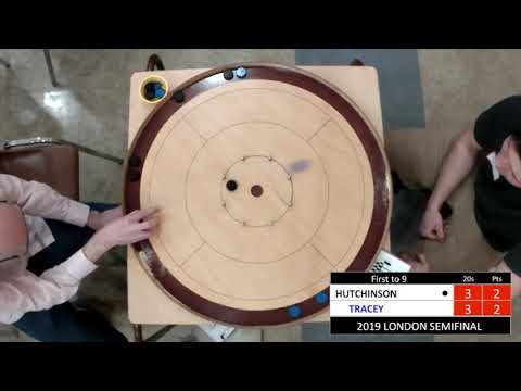 2019 London Crokinole Semifinal - Hutchinson v Tracey