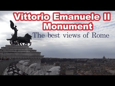 Monumento Vittorio Emanuele II - a melhor vista de Roma