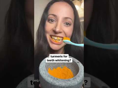 turmeric for teeth whitening? #shorts