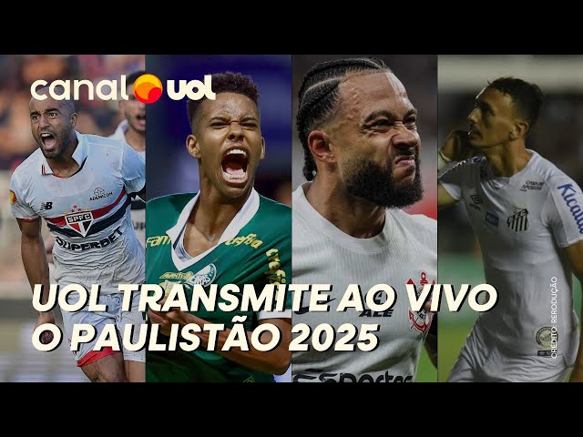 UOL vai transmitir ao vivo o Paulistão 2025; veja como assistir
