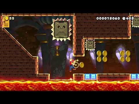 Larry's Mechanical Castle by Adamsci 🍄 Super Mario Maker 2 ✹Switch✹ #arr