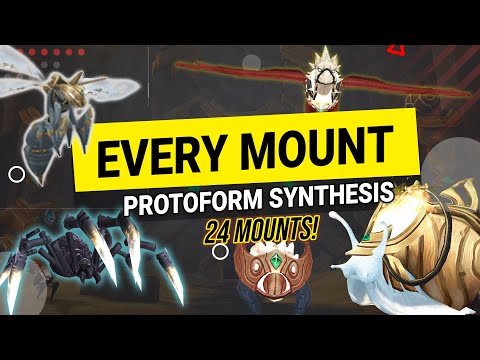 Get ALL 24 Protoform Synthesis MOUNTS WoW 9.2 Zereth Mortis Mount Crafting System Guide | LazyBeast
