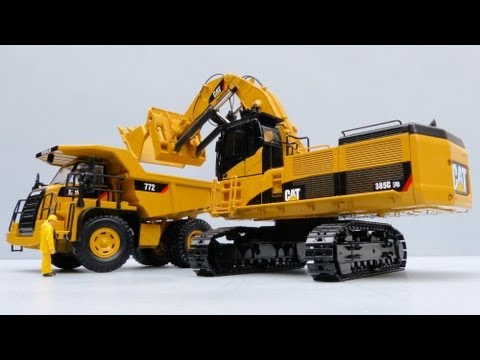 CCM Caterpillar 385C FS Front Shovel by Cranes Etc TV