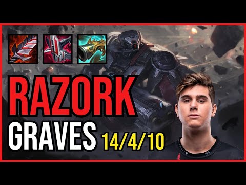 RAZORK - GRAVES vs. LILLIA Jungle | EUW CHALLENGER | PATCH 10.25
