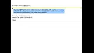 Accessing your Unofficial Transcript in Banner Web