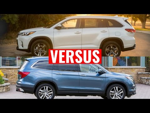 2016 PILOT VS TOYOTA HIGHLANDER - COMPARISON