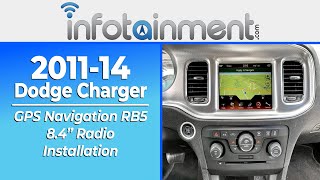 2011-2014 Dodge Charger - Factory OEM 8.4-inch Touchscreen Radio Upgrade - Easy Plug & Play Install!
