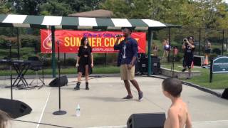 Christina Grimmie and Matthew Schuler singing "Wrecking Ball" at East Hills