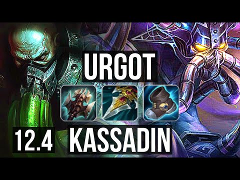 URGOT vs KASSADIN (MID) | 9/1/6, 1.4M mastery, 600+ games | EUW Diamond | 12.4