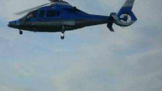 preview picture of video 'Eurocopter 155 helicopter take off from Punchestown 2010'