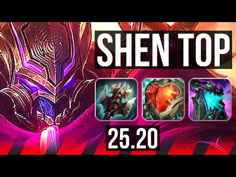 SHEN vs IRELIA (TOP) | Legendary | EUW Master | 25.20