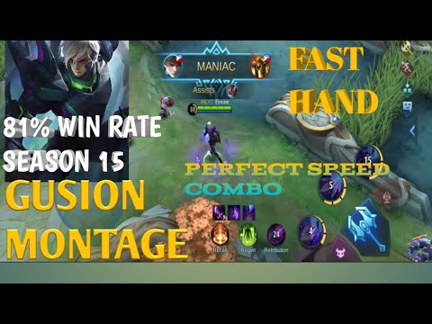 FAST HAND COMBO GUSION 81% WIN RATE VENOM GUSION MLBB ✓