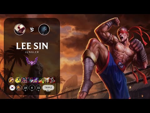 Lee Sin Jungle vs Kindred - KR Master Patch 13.14