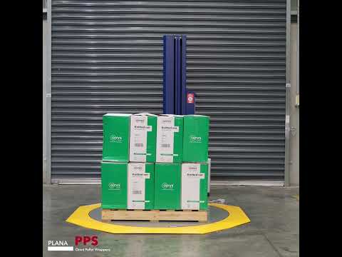 Slide 2 - Pallet Wrapping Machine Omni Plana Power Prestretch auto cut off (video)