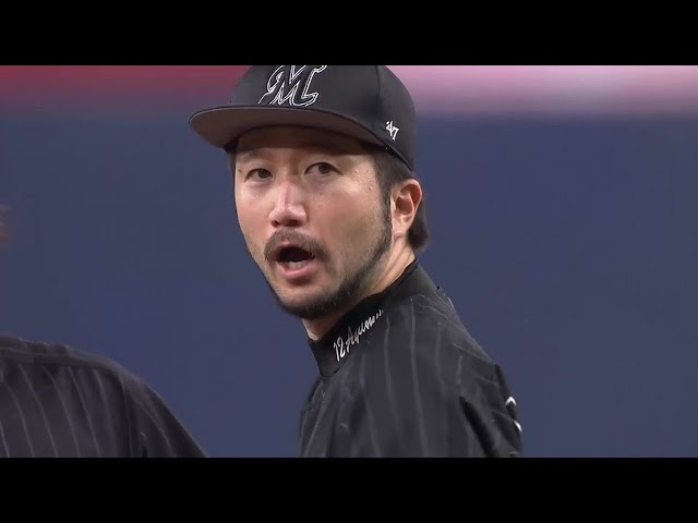 【9回裏】マリーンズ・石川歩 安定したピッチングで今季2度目の完投勝利!! 2021年10月13日 オリックス・バファローズ 対 千葉ロッテマリーンズ