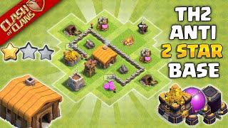 Town hall 2(Th2) Base | Town hall 2(Th2) Farming/Trophy/Pushing/War Base | Coc Th2 Base (Link) 2024