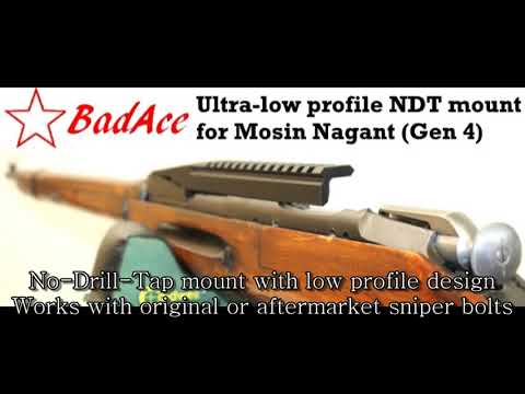 Badace Mosin Nagant NDT Scope Mount Gen 4 - Ultra-Low Profile