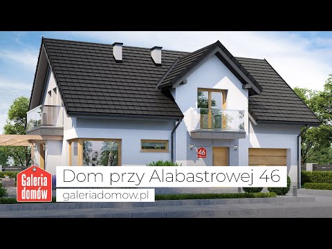 Projekt domu przy Alabastrowej 46 - GaleriaDomow.pl