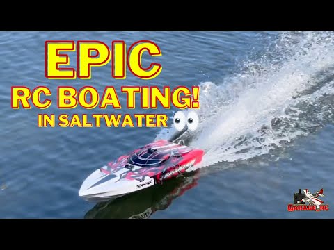 RC Boat Salt water Bashing & Maintenance - Traxxas Spartan 6s