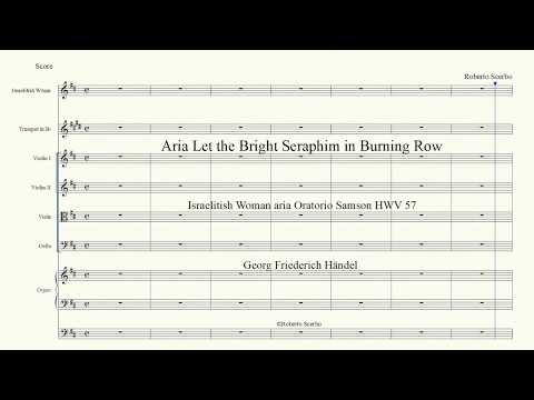 Aria Let the bright Seraphim in burning row  Samson  G F Haendel Orch version