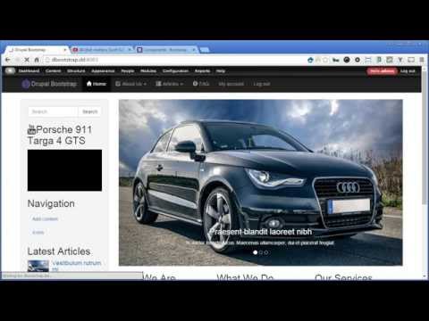 Drupal Bootstrap - 27 - Adding icons - Glyphicon/Font awesome - PART I