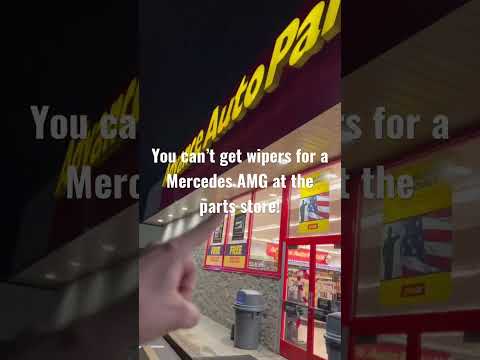 Mercedes Benz Windshield Wipers Are Expensive!