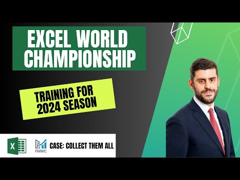 Excel World Championship 2024 training - Collect Them All