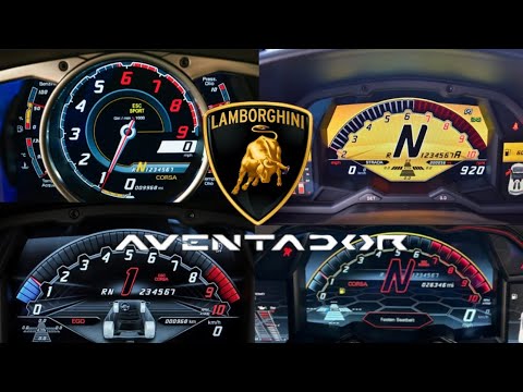 Lamborghini Aventador Acceleration Battle