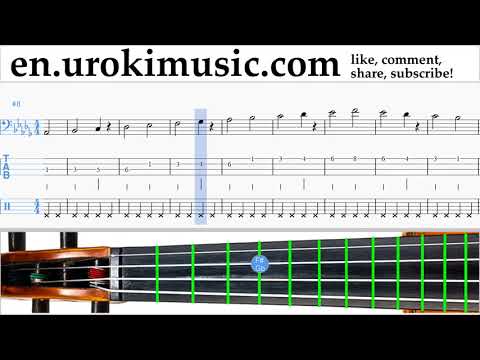 How to Play Cello Ozuna - Dile Que Tu Me Quieres Tabs Part#1 exercises, scales um-i352