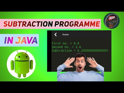 Subtraction Programme Java Programs Coding Jet Java