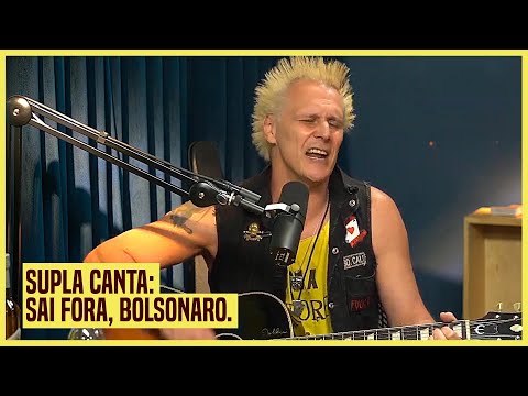 SUPLA CANTA A MÚSICA QUE FEZ PARA BOLSONARO: SAI FORA BOLSONARO | Supla e Skylab no Flow