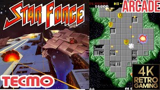 Star Force Arcade (Tecmo 1984) 4k 60fps Longplay