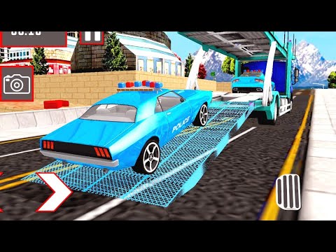 Police Car Transport Cargo Truck - Android gameplay